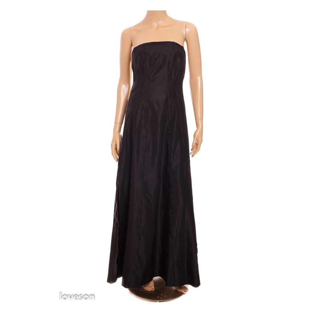 ZARA WOMAN Strapless A-Line Maxi Dres